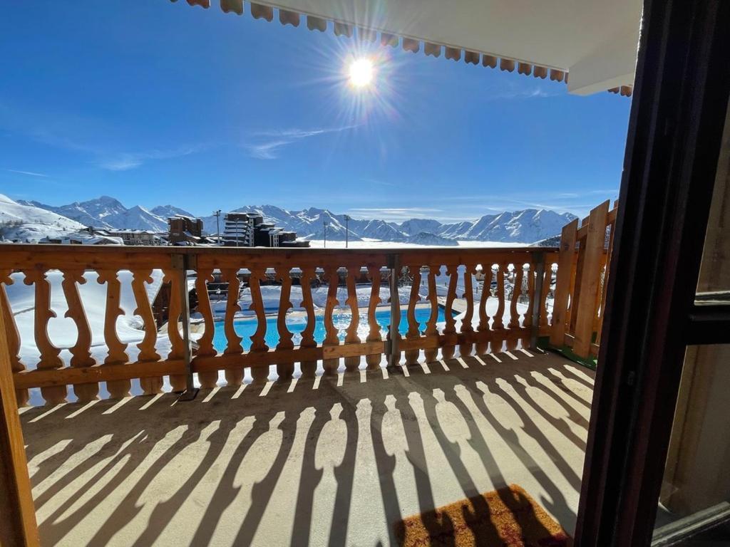 Superbe Studio Avec Vue Exceptionnelle Alpe d'Huez Exterior photo