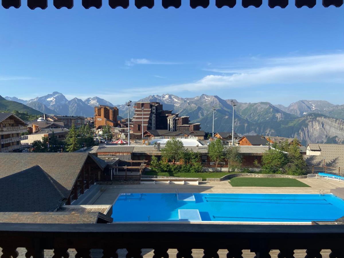 Superbe Studio Avec Vue Exceptionnelle Alpe d'Huez Exterior photo